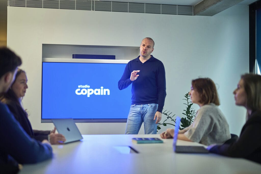 Team Studio Copain brainstormt over digitale campagne
